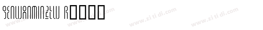 GenWanMin2TW R字体转换